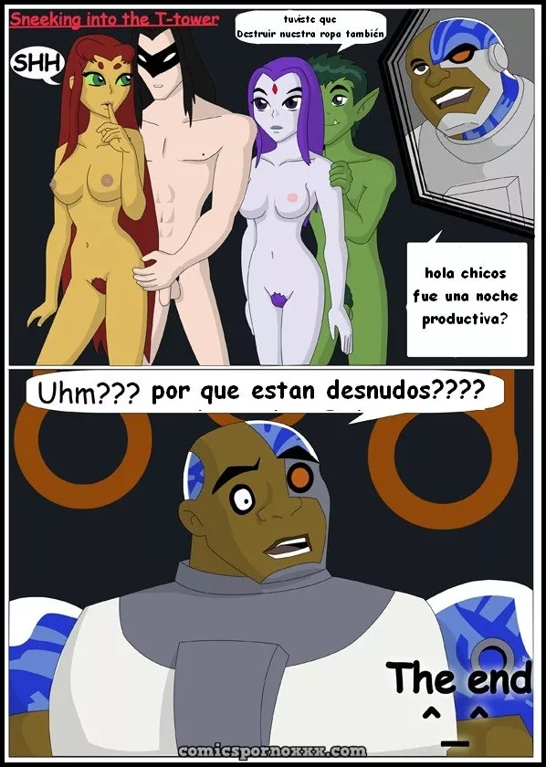 Ver - Spying (Teen Titans XXX) - 1